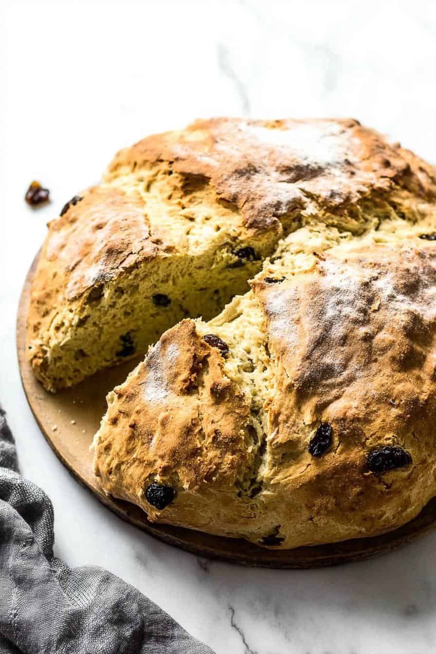 Grandma's Foolproof Irish Soda Bread: Easy & Fast with Raisins